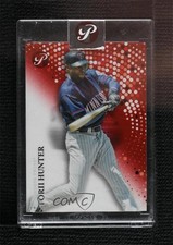 2022 Topps Pristine Red Pristine Pulsar Refractor 4/5 Torii Hunter #83 0sm7