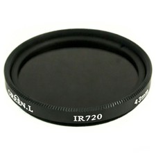 Green Leaf 43mm Infrared IR Pass Filter 720nm for DSLR Camera Lens Photography
