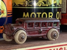 1920s AC Williams Cast Iron Toy Bus Original Antique Old Car Truck Hubley Arcade