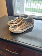Hey Dude Karina Beige Leopard Sneakers Women's Size 7