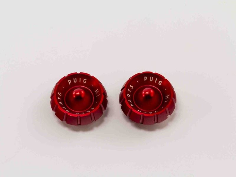 Puig Red Thruster Bar End Caps Only