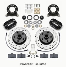 Wilwood Forged Dynalite-m Front Disc Brake Kit For 1965-1969 Ford Mustangs