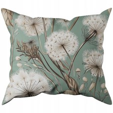 Cushion Cover 40x40 cm, 100% Cotton, Dandelion Pattern