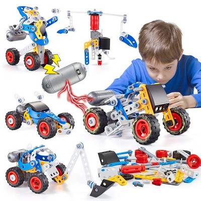 Erector Set for Boys 6-12, Building Toys for Kids Ages 4-8, 5 in 1 STEM Toys ...