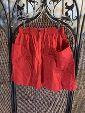 Vintage Esprit Red Cotton Skirt Kid s Age 10