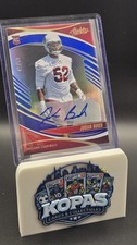 2025 Panini Absolute Rookies Jordan Burch #143 Spectrum Signatures Blue /50