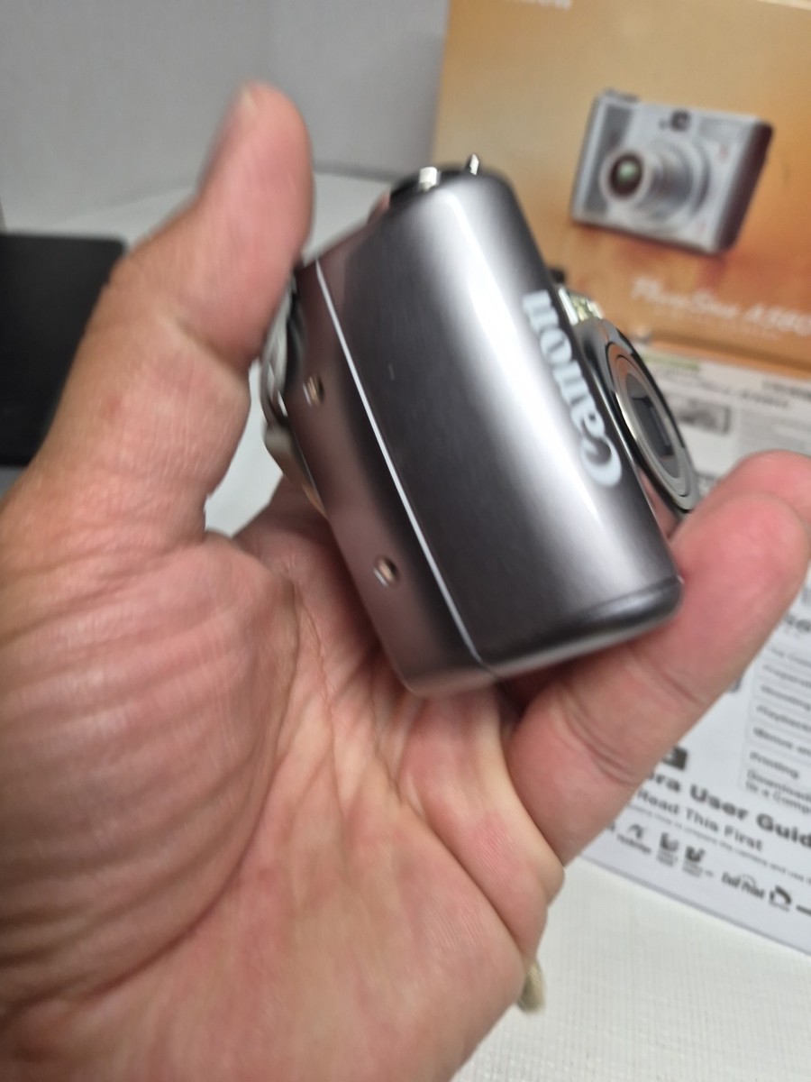 Canon Powershot A560 Digital Camera 7 MP Silver 4X Zoom - Some
