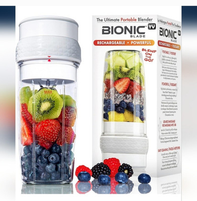 Bionic Blade Personal Sized Blender 26 oz BPA-Free Cordless Rechargeable
