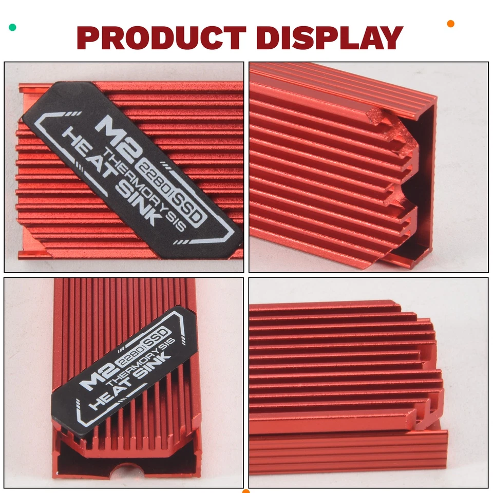 Ultrathin M.2 SSD Heat Sink M2 2280 Solid State Hard Disk Aluminum Heatsink8440 - Image 3 of 4