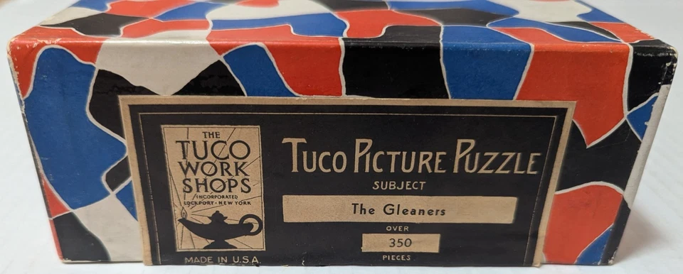 1933 Tuco Picture Puzzle The Gleaners Отличное состояние товара - Изображение 2 из 4