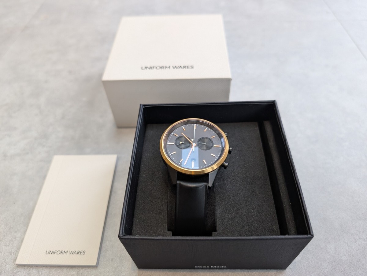 Uniform Wares C41 Chronograph Watch in PVD Rose Gold Uniform Wares C41 Chronograph Watch Review | aBlogtoWatch main image 2