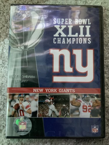 NEW YORK GIANTS SB42 SB46 COMPLETE HISTORY 9 DVD LOT. 1 OF SB42 COMES SEALED NY - Picture 6 of 12