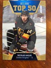 19-20 UD Allure Hockey Rookie Top 50 T50-45 Nicolas Hague