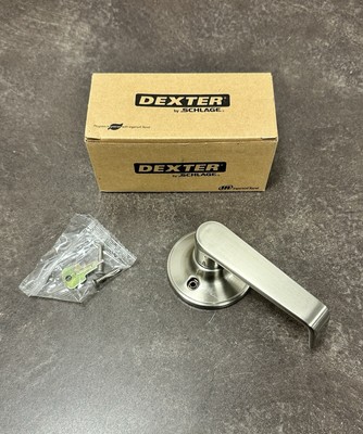 Dexter by Schlage Dummy Lock Door Lever Satin Nickel J170 MAR 619 134 N N SL