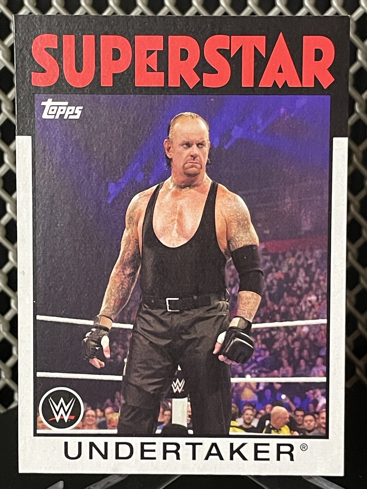 2016 Topps WWE Heritage The Undertaker Wrestling Card #39 Legend HOF Classic