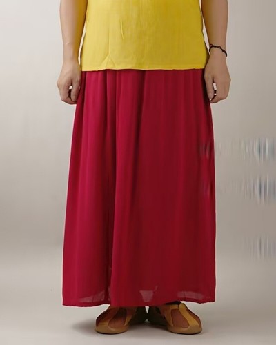 Mönch Kung Fu Baumwolle Rock Sommer Shaolin Buddhistische Hose - Bild 2 von 21
