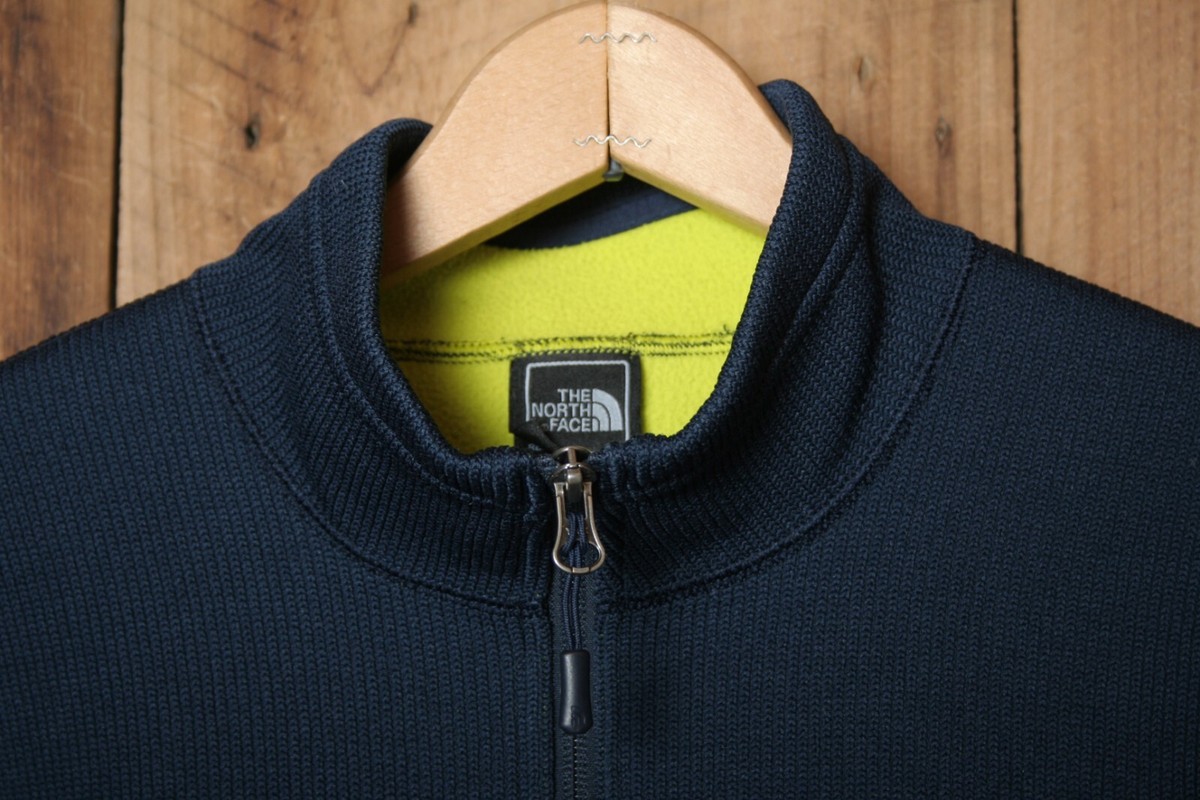 THE NORTH FACE 'Krestwood' Blue Ribbed Knit Full-Zip Sweater