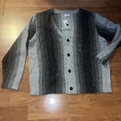 Mode Of One Mens Gray Long Sleeve Cardigan Sweater Size 2XL XXL NEW