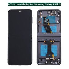 Inner OLED Display LCD Screen Touch Digitizer For Samsung Galaxy Z Flip5 Black