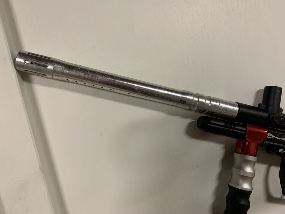 Upgraded Black/ Red Kingman Spyder E99 Avant Electronic Paintball Gun