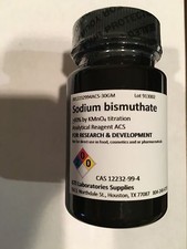 Sodium bismuthate, 80% by KMnO4 titration, Analytical Reagent ACS, 30 gm