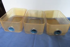 Lot of 3 Allentown Rat Mouse 75 Jag HiTemp Lab Cage REPLACEMENT Bottom Cracks