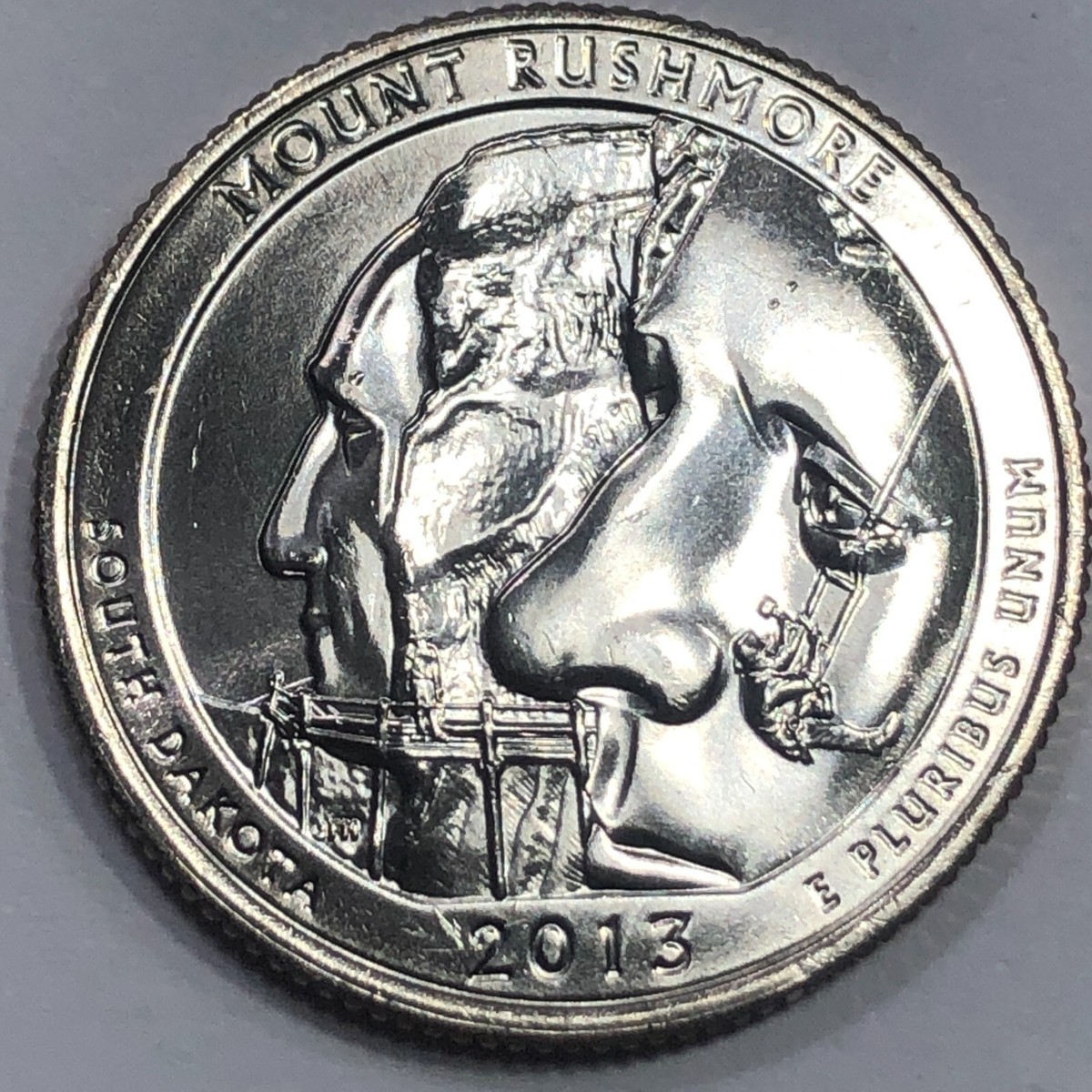 2013 P&D - Mount Rushmore National Park ATB Quarter Dollar Coin