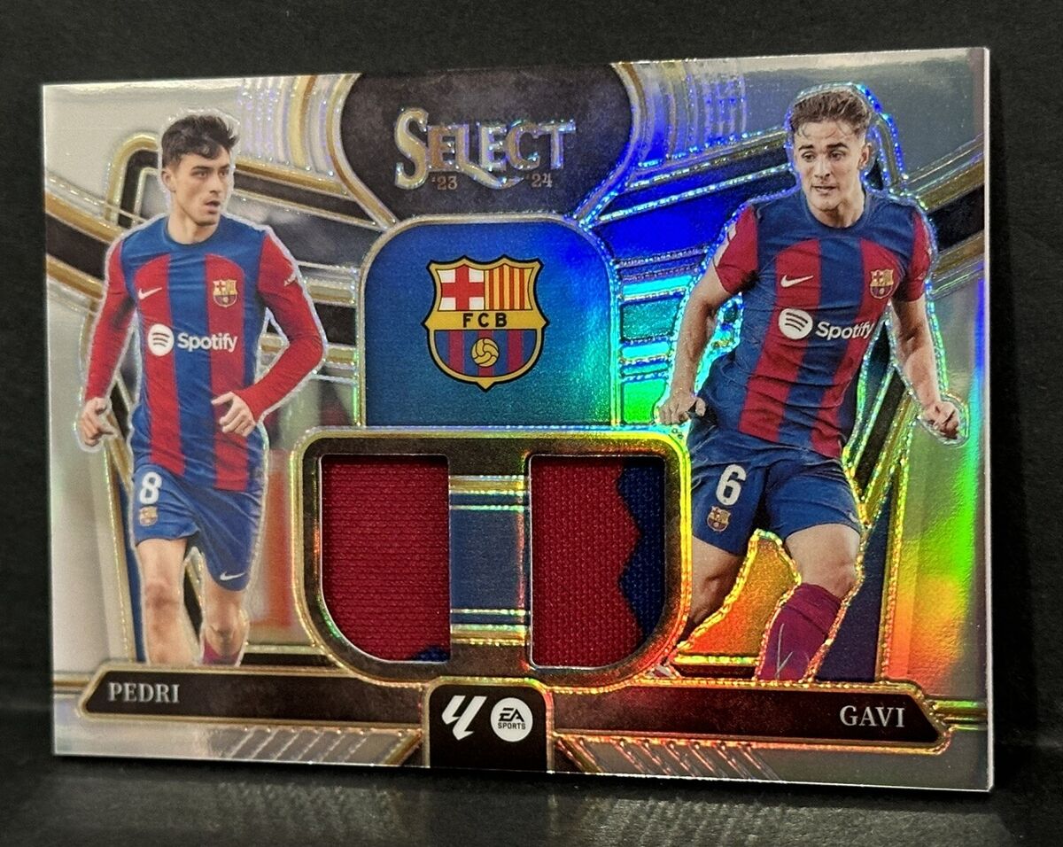 2023-24 Panini Select La Liga Barcelona Pedri Gavi 2-Color 2023-24 Panini Select La Liga Barcelona Pedri Gavi 2-Color