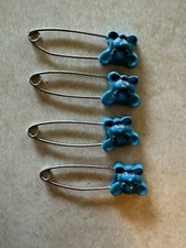 Lot of 4 Vintage Bear Baby Diaper /Safety Pins. 4 Pins