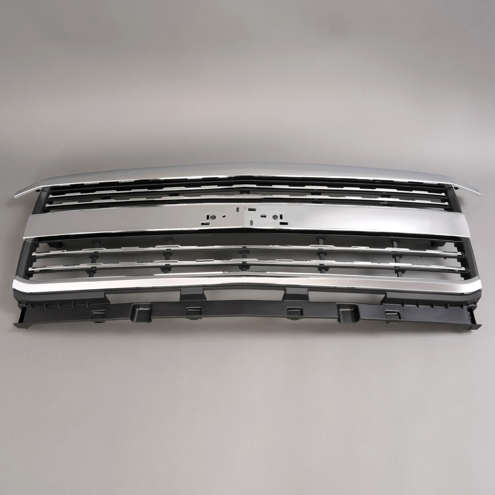 Front Upper Grille Assembly Chrome For Chevy Silverado 2500 HD 3500 HD 2015-2019