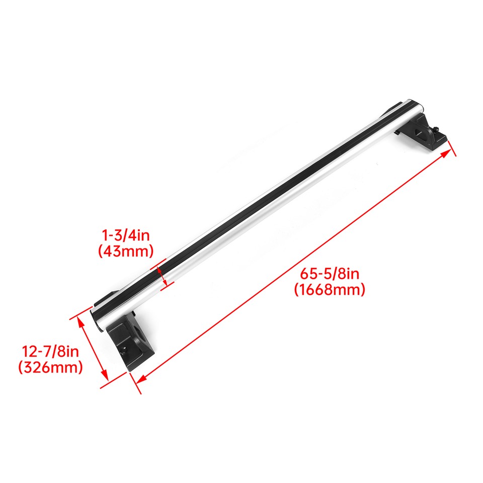For Hummer H2 2003-2009 Roof Rack Cross Bars Set Luggage Carrier ...