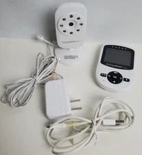 Babysense Video Baby Monitor Camera White Tempature V24US Tested Working