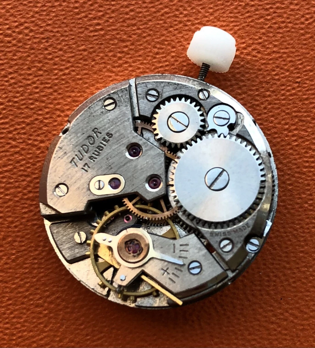 VINTAGE ROLEX TUDOR 17 RUBIES STEEL MANUAL MOVEMENT CAL 1156 FOR SUBMARINER 7923