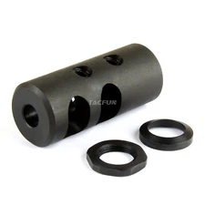 2.1" Short Version Muzzle Brake 1/2x28 TPI for .223 556 22LR