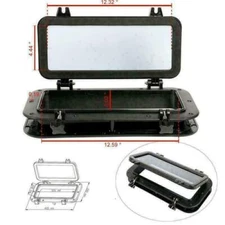 Amarine Made Boat Yacht Rectangle Opening Portlight Porthole 15-3/4" x 7-7/8"