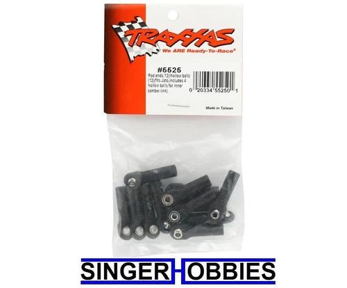 Traxxas 5525 Rod ends (12)/ hollow balls (12) NEW IN PACKAGE TRA5525 TRA1