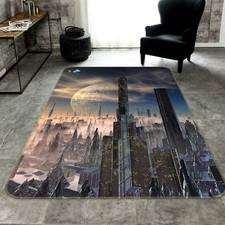 3D City Building 05 Non Slip Rug Mat Room Mat Quality Elegant Carpet US Cobb