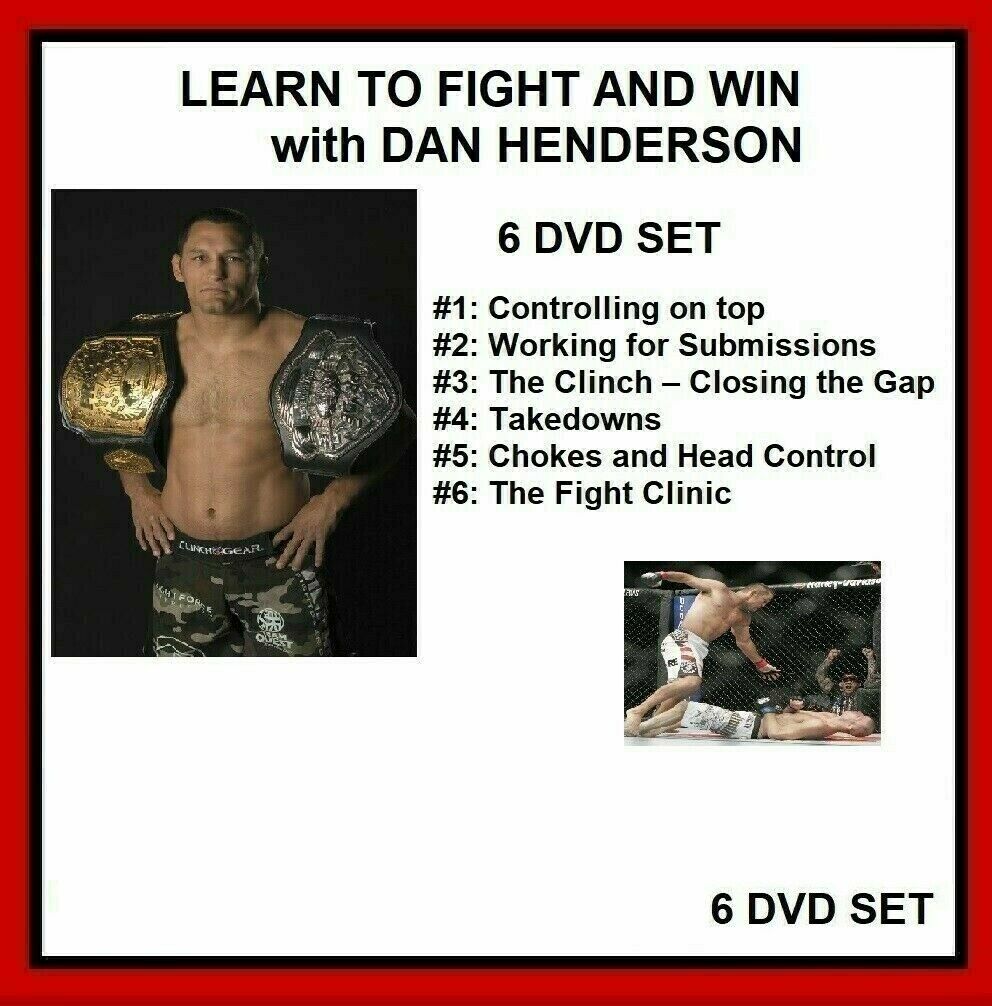 Learn to Fight & Win w/ Dan Henderson 6 DVDS MMA BBJ WRESTLING BOXING UFC eBay