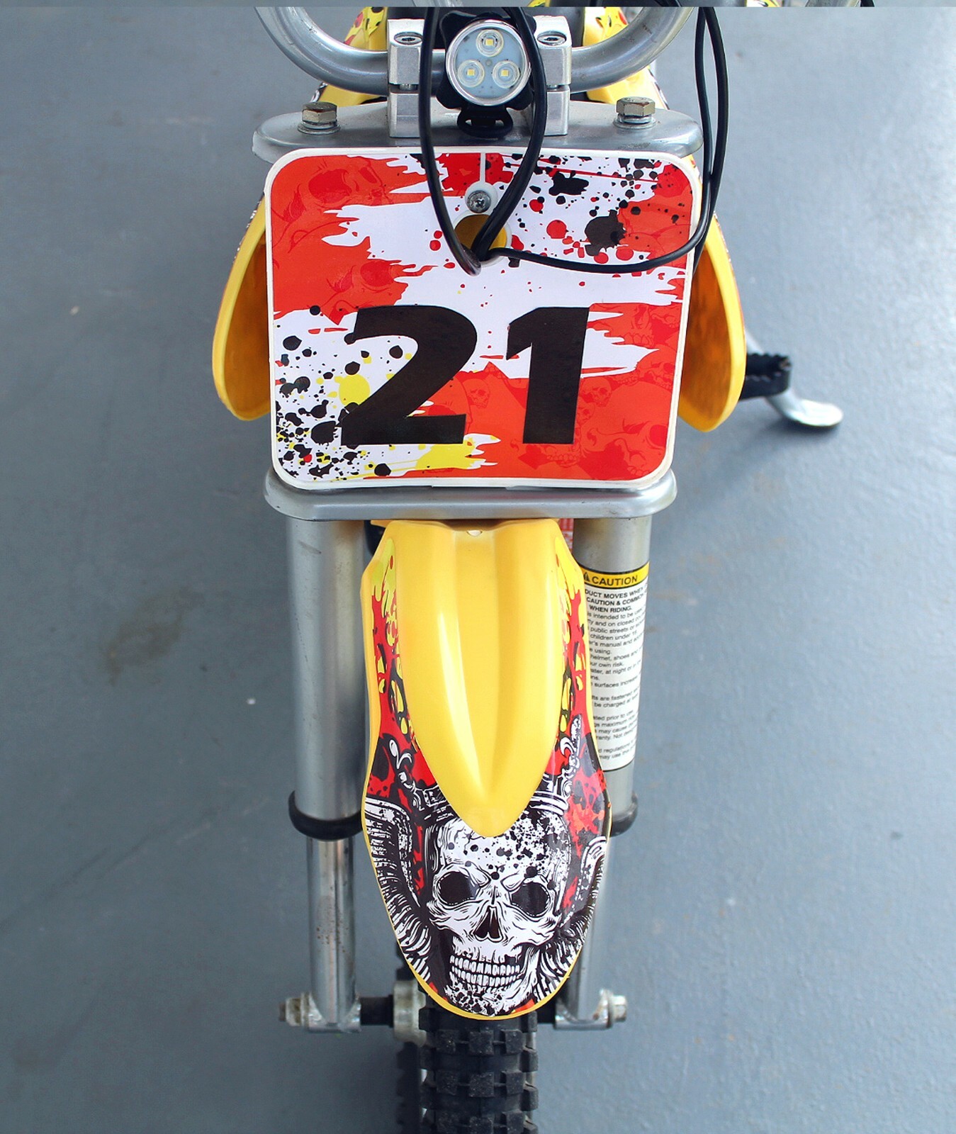 Burly Effects Graphics kit for Razor MX500 & MX650 dirt bike Stickers