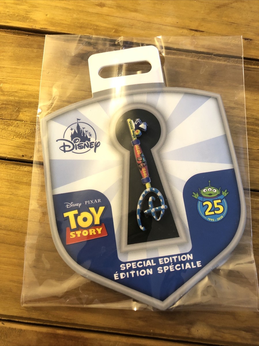 Disney Story Pixar Toy Story 25th Anniversary Collectible Key Pin