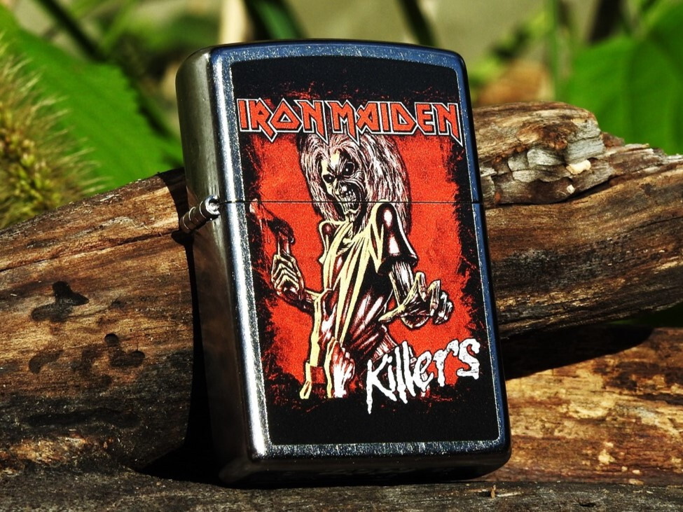 Iron Maiden Killers Zippo Lighter - Eddie - Bruce Dickinson