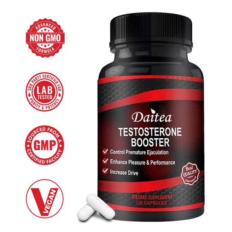 Booster Testosterone Extra Forza per Uomo - Miglioramento della Libido, Resistenza, Guadagno Muscolare foto 2