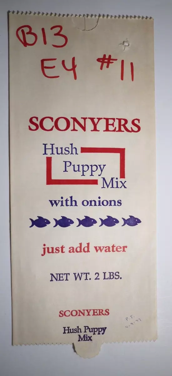 Hush puppies paper bag sale