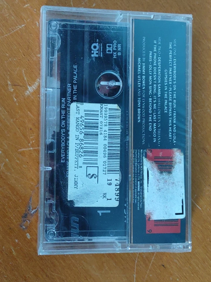 JIMMY BUFFETT Last Mango In Paris CASSETTE TAPE Key Largo 1985 Key West Conch - Image 4 of 4