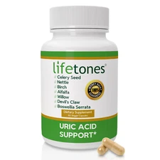 Lifetones Uric Acid Support Capsules - 60 Count