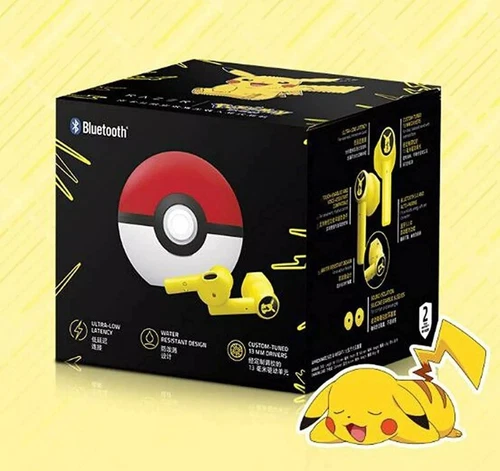 Pokémon Pikachu Poké Ball True Wireless HyperSpeed Razer Earbuds Gen 2 - Picture 6 of 7