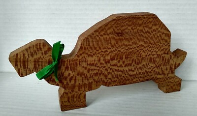 Handgefertigte Holzschildkröte Wohndeko - handgemacht in Großbritannien
