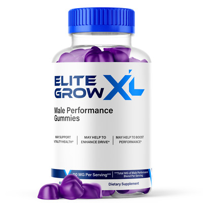Elite Grow XL Advanced Male Performance Formula Vitamin Supplement 60 Gummies
