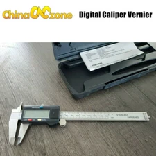 LED Digital Caliper Vernier Micrometer Electronic Ruler Gauge Stainless 6" 150mm