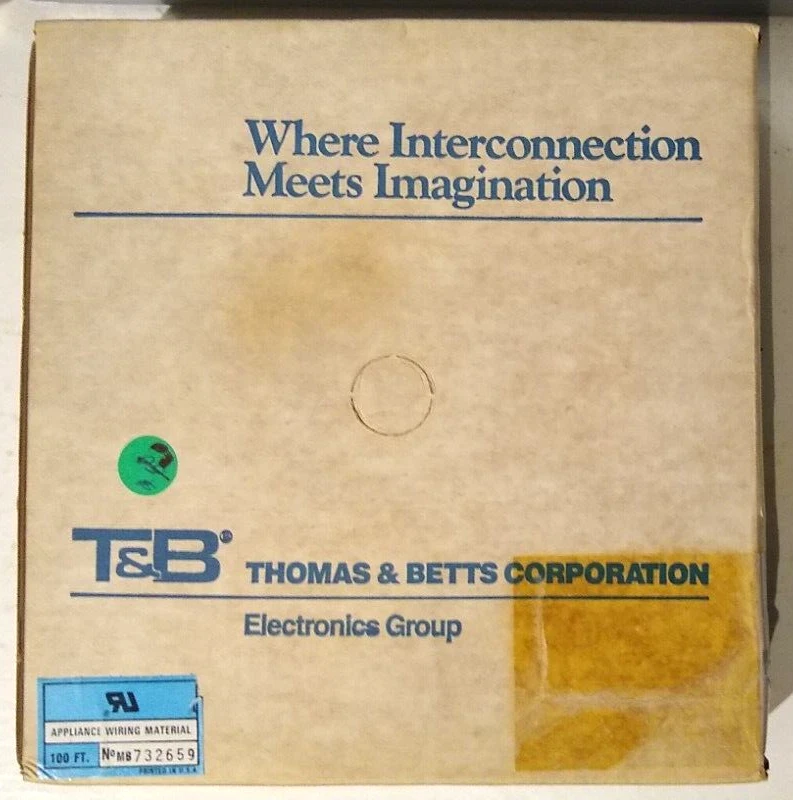 THOMAS & BETTS Ansley cabo plano 171-26 material de fiação de eletrodomésticos 100 pés - Imagem 2 de 4